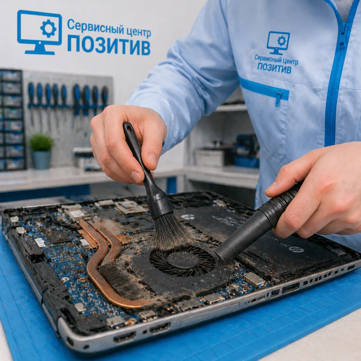 чистка ноутбука HP в Люберцах