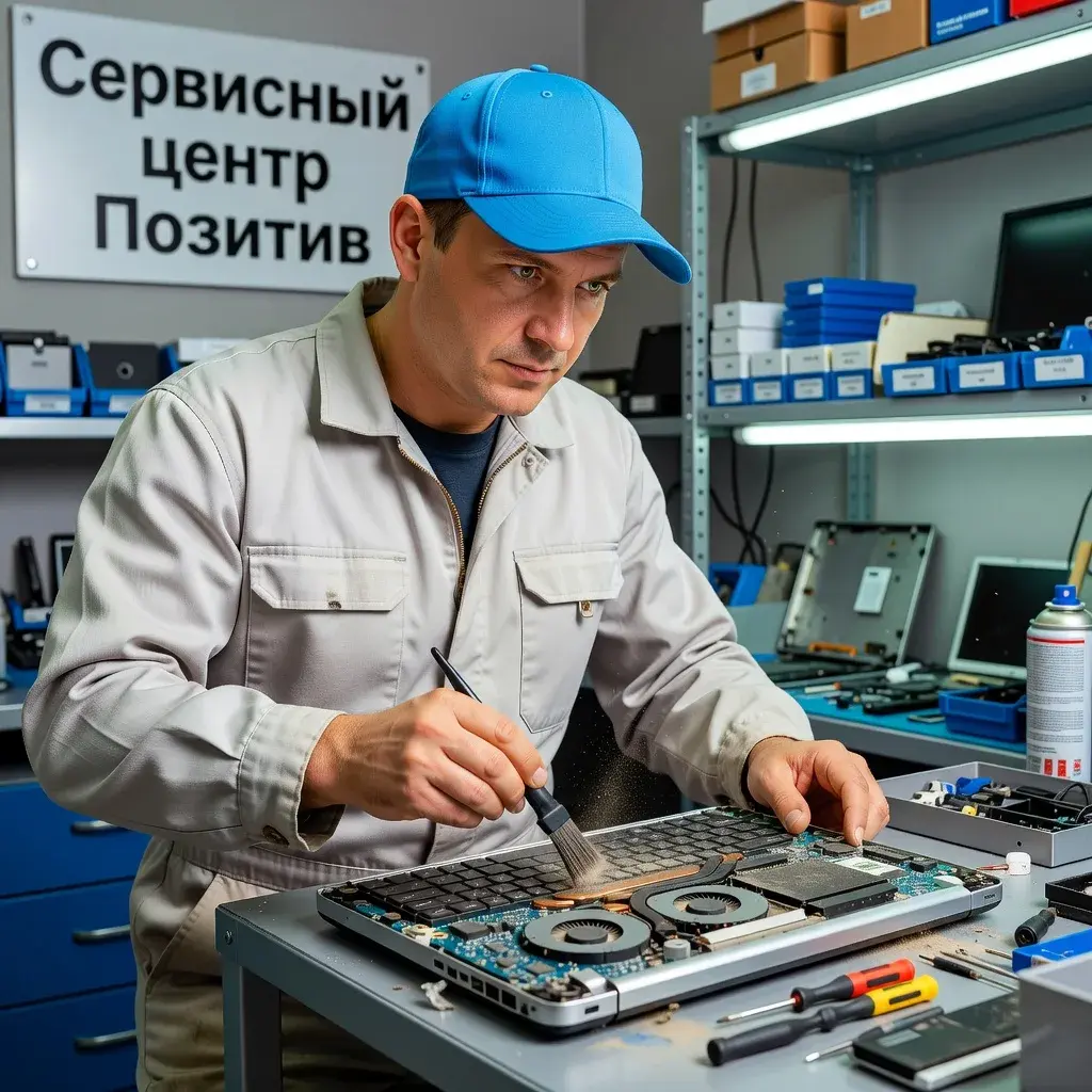Чистка ноутбука от пыли в Люберцах | Замена термопасты