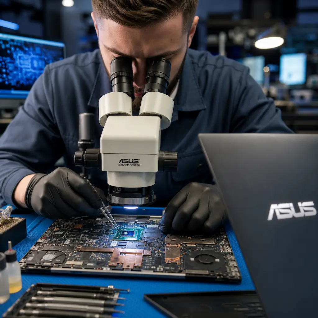 Замена видеокарты ноутбука Asus в Люберцах
