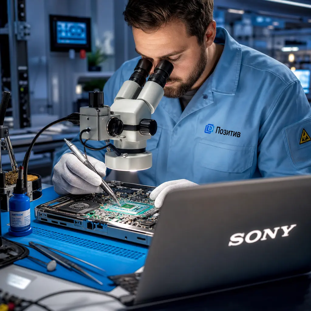 Замена видеокарты ноутбука Sony в Люберцах