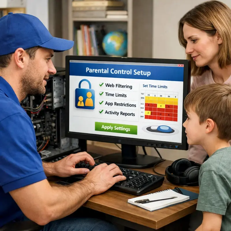 установка родительского контроля в Люберцах