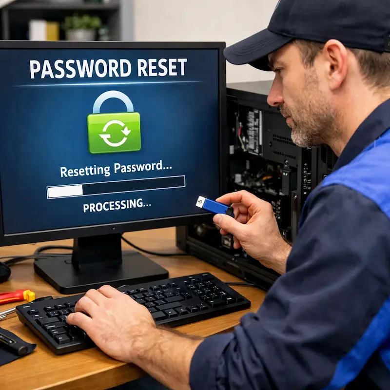 Удаление пароля на компьютере в Люберцах