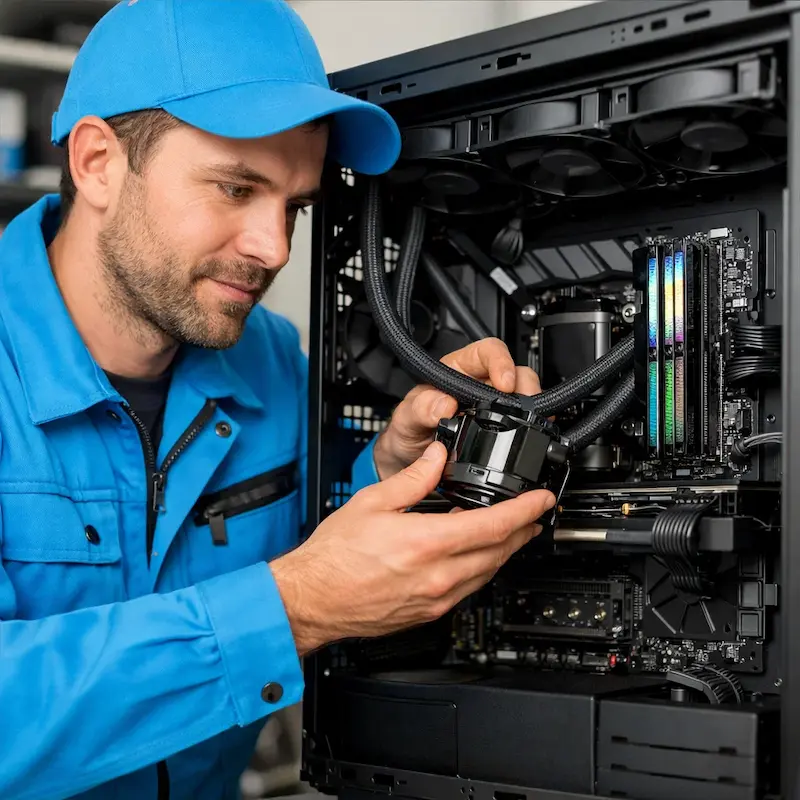 Установка СЖО на ПК в Люберцах