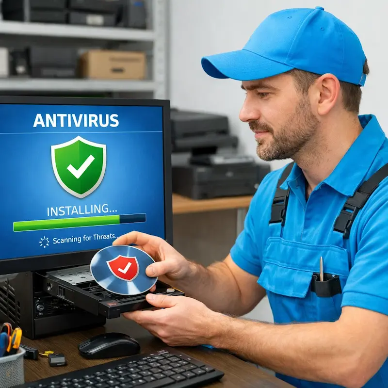 Установка антивируса в Люберцах на дому