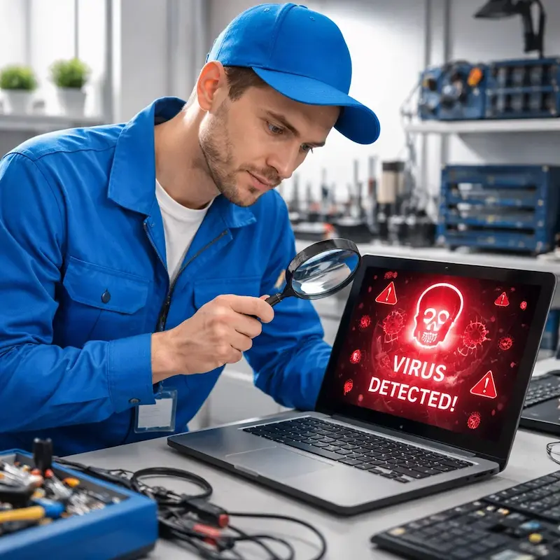 Поиск компьютерных вирусов в Люберцах